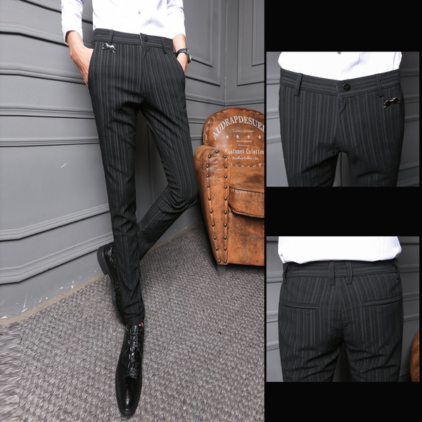 Slim ανδρικά παντελόνια 