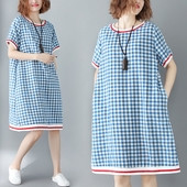 MAXI μέγεθος καθημερινό φόρεμα