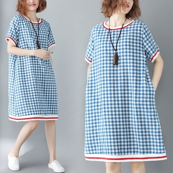 MAXI μέγεθος καθημερινό φόρεμα