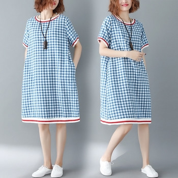 MAXI μέγεθος καθημερινό φόρεμα