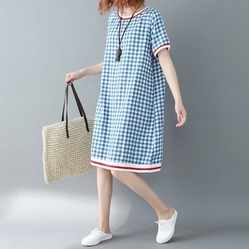 MAXI μέγεθος καθημερινό φόρεμα