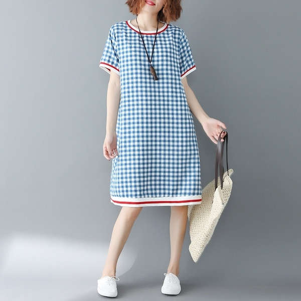 MAXI μέγεθος καθημερινό φόρεμα