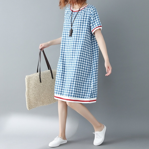 MAXI μέγεθος καθημερινό φόρεμα