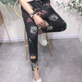 Ανδρικά παντελόνια αθλητισμού σε μαύρο χρώμα