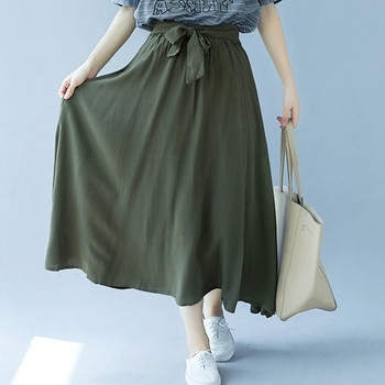 MAXI μεγέθους καθημερινή γυναικεία φούστα σε διαφορετικά χρώματα