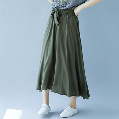 MAXI μεγέθους καθημερινή γυναικεία φούστα σε διαφορετικά χρώματα