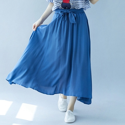 MAXI μεγέθους καθημερινή γυναικεία φούστα σε διαφορετικά χρώματα