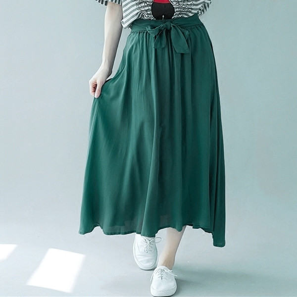  MAXI μεγέθους καθημερινή γυναικεία φούστα σε διαφορετικά χρώματα