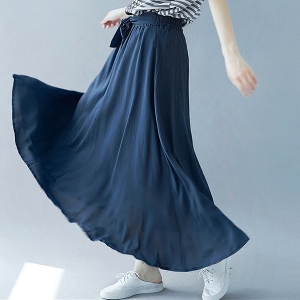  MAXI μεγέθους καθημερινή γυναικεία φούστα σε διαφορετικά χρώματα