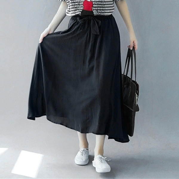  MAXI μεγέθους καθημερινή γυναικεία φούστα σε διαφορετικά χρώματα