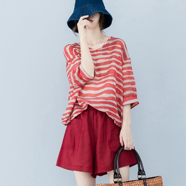 Bluză subțire de damă mărimea MAXI în