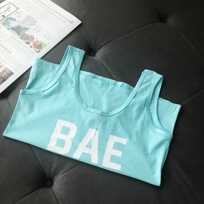 Maieu de damă în două culori cu inscripție