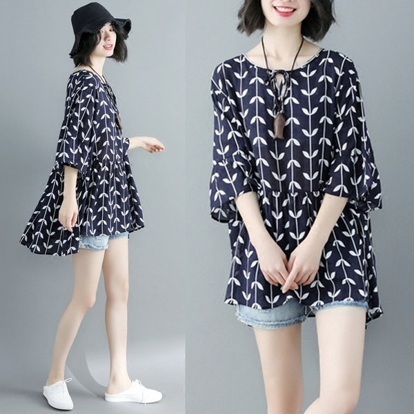 Obraz subtire de dama marimea MAXI cu maneci 3/4