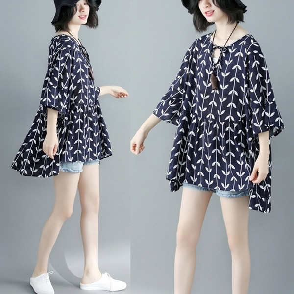 Obraz subtire de dama marimea MAXI cu maneci 3/4