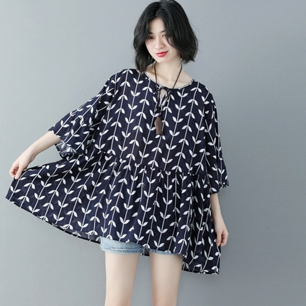 Obraz subtire de dama marimea MAXI cu maneci 3/4