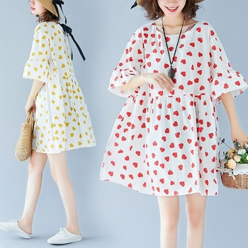 MAXI  μεγέθος  γυναικείο φόρεμα σε δύο χρώματα