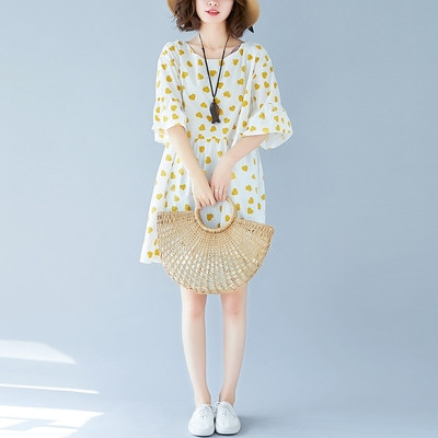 MAXI  μεγέθος  γυναικείο φόρεμα σε δύο χρώματα