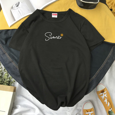 T-shirt για άνδρες με εφαρμογή και O-neckline σε διάφορα χρώματα