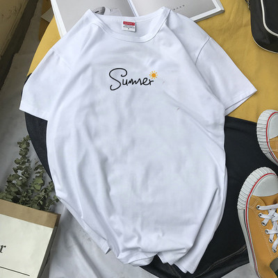 T-shirt για άνδρες με εφαρμογή και O-neckline σε διάφορα χρώματα