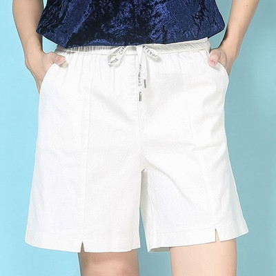 MAXI casual γυναικείο σορτς σε μαύρο και άσπρο χρώμα