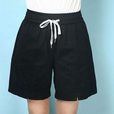 MAXI casual γυναικείο σορτς σε μαύρο και άσπρο χρώμα