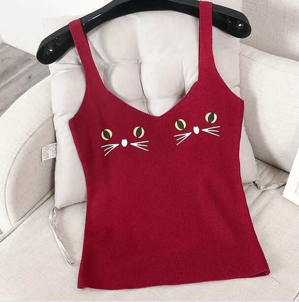 Γυναικείο καθημερινό αμάνικο σε διάφορα χρώματα με κεντήματα