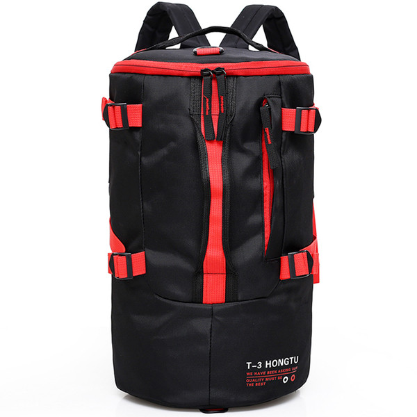 Ανδρικό σακίδιο  με στρογγυλό σχήμα σε τρία χρώματα