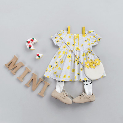 Παιδικό καλοκαιρινό φόρεμα με λουλούδια