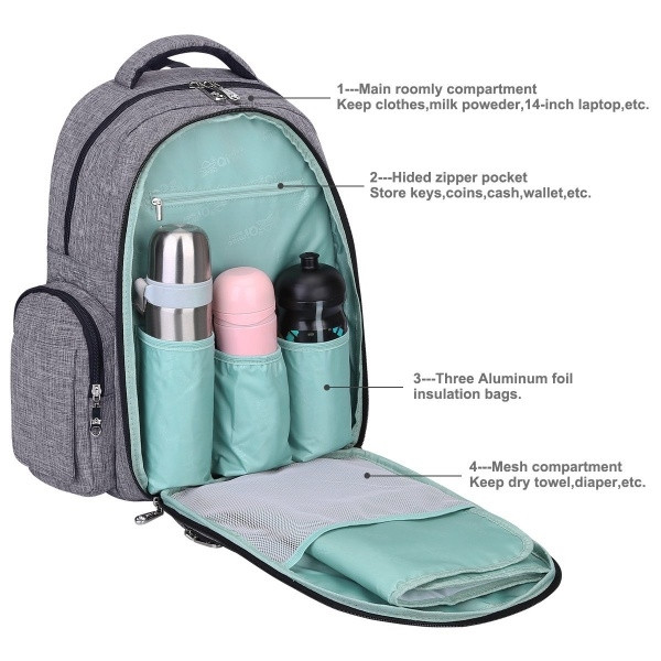 Παιδικό σακίδιο με ειδικά διαμερίσματα κατάλληλο για σχολείο σε 2 χρώματα