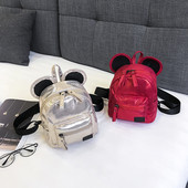 Μοντέρνο παιδικό σακίδιο  με αυτιά κατάλληλο για κορίτσια σε διάφορα χρώματα