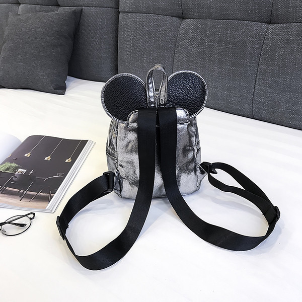 Μοντέρνο παιδικό σακίδιο  με αυτιά κατάλληλο για κορίτσια σε διάφορα χρώματα