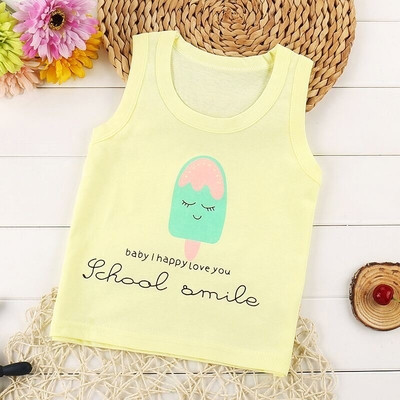 Παιδικό μπλουζάκι με O-neckline σε διάφορα χρώματα με εκτύπωση κατάλληλο για αγόρια και κορίτσια