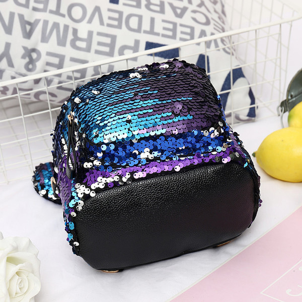 Rucsac modern pentru copii cu paiete potrivit pentru fete in mai multe culori