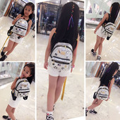 Geanta pentru copii mici cu paiete potrivita pentru fete