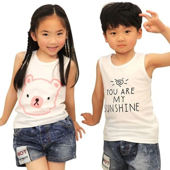 Βαμβακερό μπλουζάκι για αγόρια και κορίτσια σε διάφορα χρώματα
