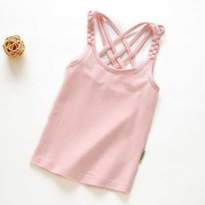 Παιδικό καθημερινό αμάνικο  για κορίτσια σε διάφορα χρώματα