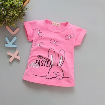 Παιδικό t-shirt για κορίτσια σε διάφορα χρώματα με εκτύπωση