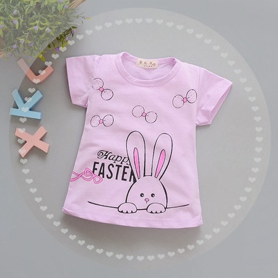 Παιδικό t-shirt για κορίτσια σε διάφορα χρώματα με εκτύπωση