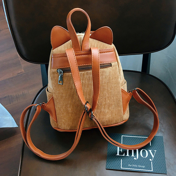 Rucsac pentru copii cu decor 3D pentru fete in mai multe culori