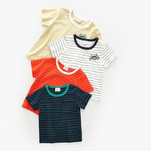 Tricou cu dungi pentru copii pentru baieti in mai multe culori