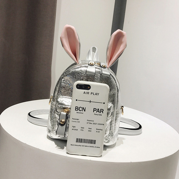 Rucsac mic pentru copii cu decor 3D pentru fete