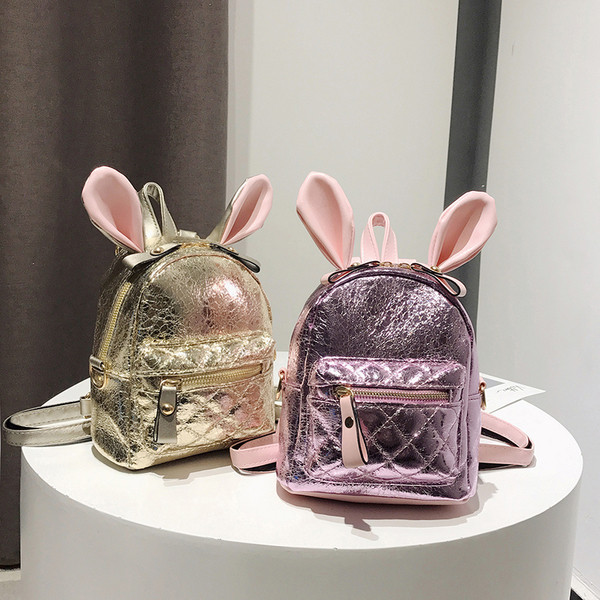 Rucsac mic pentru copii cu decor 3D pentru fete