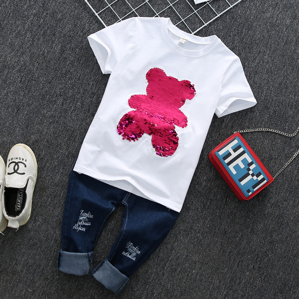 Παιδικό t-shirt για κορίτσι με πούλιες σε διάφορα μοντέλα