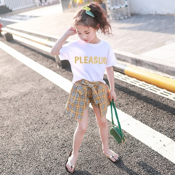 Set modern pentru copii pentru o fata in doua culori