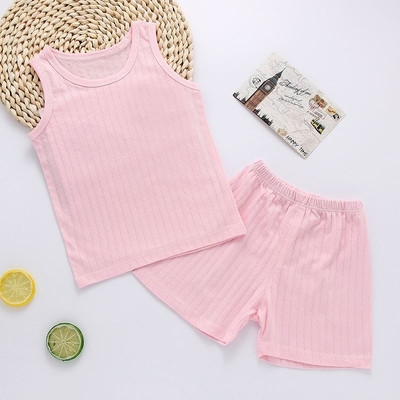 Παιδικό σετ για κορίτσια και αγόρια σε λευκό με εκτύπωση