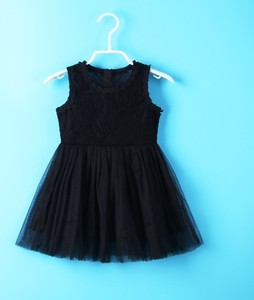 Μοντέρνο παιδικό φόρεμα με τούλι και κορδέλα στην πλάτη σε διάφορα χρώματα