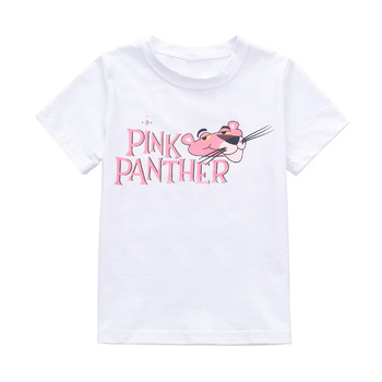 Παιδικό μπλουζάκι για κορίτσια με εφαρμογή και λευκό και μαύρο χρώμα