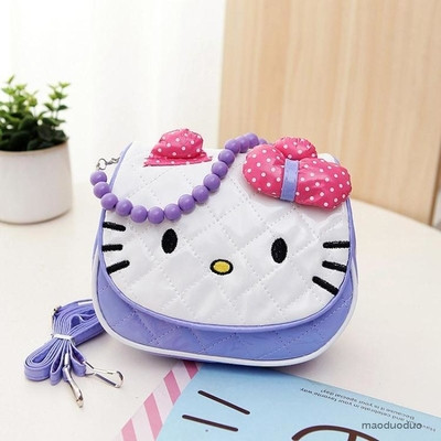 Τσάντα παιδική με μακρά λαβή και 3D διακοσμητικά σε διάφορα μοντέλα