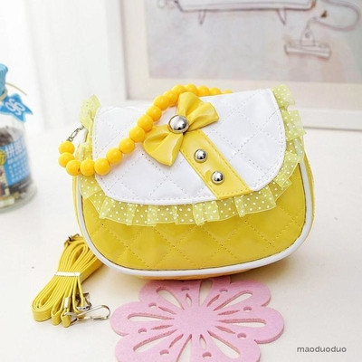 Τσάντα παιδική με μακρά λαβή και 3D διακοσμητικά σε διάφορα μοντέλα