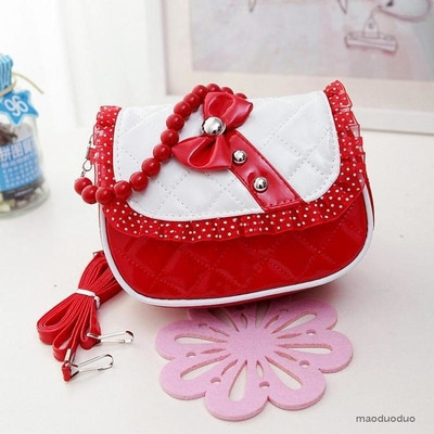 Τσάντα παιδική με μακρά λαβή και 3D διακοσμητικά σε διάφορα μοντέλα